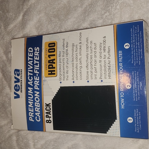 NEW! 8-Pack VEVA Advanced Filters Precut for HPA100 - Picture 6 of 7